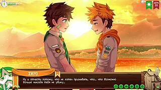 Keitaro Pounds Hiro Hard on Dock in Sword Art Online Fuck Fest