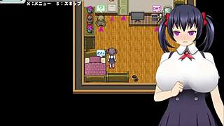 in hentai lady chisato-chan chapter 12, the teen with big ass tits gets group fucked by monster cocks cumming everywhere