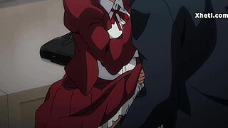 hentai anime girl craves it hard she screaming for doggystyle creampie n blowjob!!