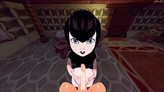 Pov Hotel Transylvania: Mavis Doggystyle Ride Ends in Creampie Pussy Fill