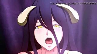 Hentai hmv what if succubus albedo aqua boobs cum tits explode!