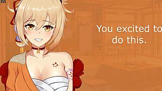 Yoimiya pops cherry in new year's genshin impact joi episode 15