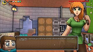 Giant warden kisses small cock before facial cumshot