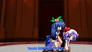 Tenshi breeds Remilia deep in wild Touhou parody action! 😏💦
