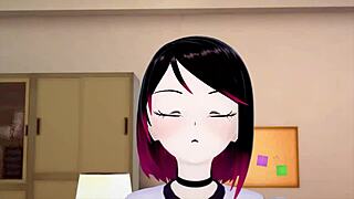 how does this pale emo slut's tight pussy feel stuffed in koikatsu hentai?