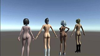 Mysterious Nude Anime Beauties Beckon