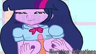 mlp twilight sparkle's tits squeeze out pony cum temptation