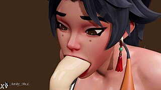 Anran, suck my cock harder!