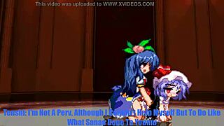 Tenshi breeds Remilia deep in wild Touhou parody action! 😏💦