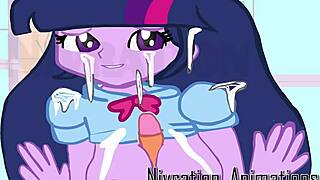 mlp twilight sparkle's tits squeeze out pony cum temptation