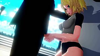 kagamine rin rough fucked doggystyle in gym!