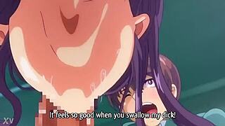Teen Sucks Cock Hard Until Cum Erupts