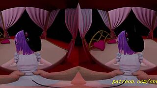 vr180 mmd towa gets fucked hard in 3d hololive hentai!