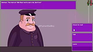 Uncensored Cute Neighbor Gives Massage Blowjob and Titty Fuck Gameplay