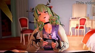 fauna fearless, take that big black cock deep in your anime animation