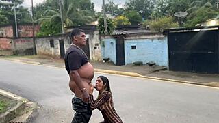 damn wife masturbates public then fucks cuck street dripping orgasms