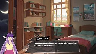 femboy futa tempts with big ass and cock in house part 2