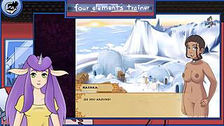 avatar last airbender milf gives big tits blowjob facial squirt in four elements trainer part 15