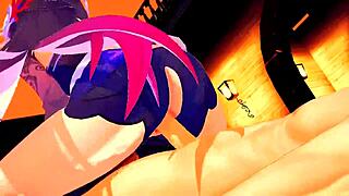 hysilens squirts huge tits in wet anal blowjob creampie compilation