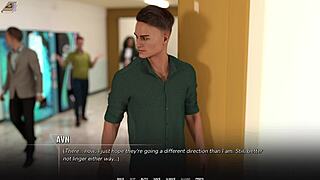 Taboo university student squeezes tight ass into short shorts mysteriously