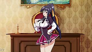 Akeno Himejima Prostitute Pounds Big Ass Doggy Anal POV