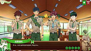 game friends camp episode 35 catches yaoi hentai fun on video camera russian voice