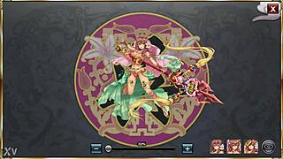 gif shin koihime musou taishi ci dance costume hentai asian anime wet pussy action