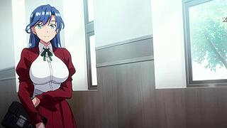 big ass tits babe licks pussy before hardcore hentai creampie quickie?