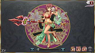 gif shin koihime musou taishi ci dance costume hentai asian anime wet pussy action