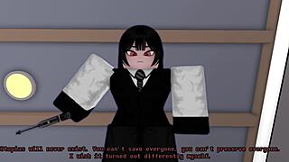 Mob assassin relaxes with white guy's big cock in Roblox Rule34