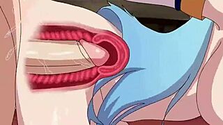 hestia begs for cock while aqua gets pounded in konosuba danmachi hentai