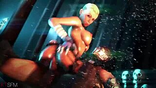 sfm sluts get pounded by monster cocks big tits bouncin to heavy bass beats