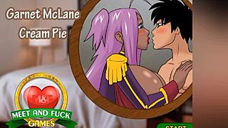 Garnet milks every drop in hot creampie finish