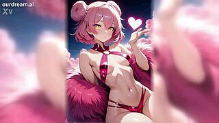 Perky Pink Hair Hentai Girlfriend Devours Cock Eagerly!