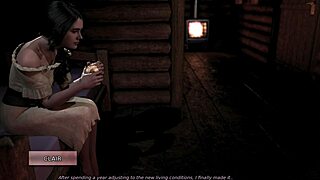 Stepdaughter Clair Squirts on Old Man's Big Cock Outdoors