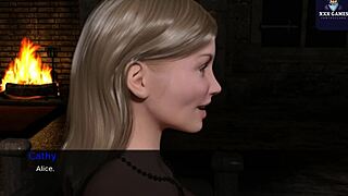 Diane licks daughter's pussy in lesbian knight tale