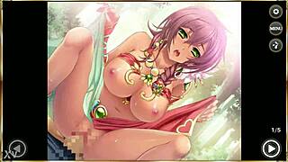 gif shin koihime musou taishi ci dance costume hentai asian anime wet pussy action