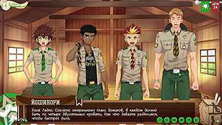 game camp friends fix beds but end up fucking 😏 path 2 ep53 russian voiceover