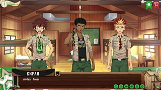 game camp friends fix beds but end up fucking 😏 path 2 ep53 russian voiceover