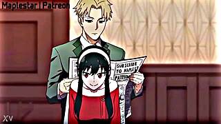 Spy x Family Maplestar Big Ass Monster Cock Striptease