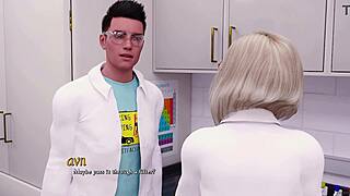 So there I was with my stripper girlfriend, face fucked by that huge white cock in Being a Dik 250