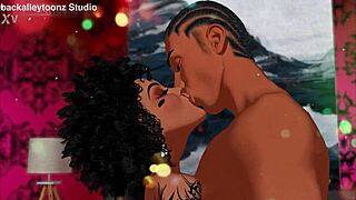 EBONY BIG ASS AND HUGE TITS GET POUNDED IN INTENSE INTERRACIAL THREESOME