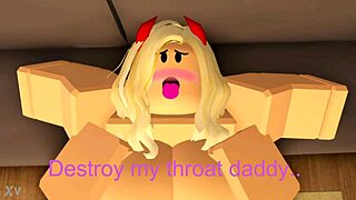 nasty boy rams monster cock destroying girl's pussy and throat with hardcore sounds