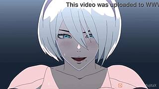 NIER AUTOMATA A2 HACKER BLOWS BIG COCK COWGIRL RIDE