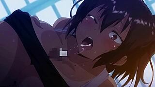 dude, this neotare has big tits bouncing in outdoor public doggystyle with monster cock creampie!