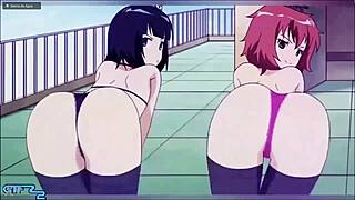 Watch this cute bunny babe couple compile big ass BBC rides and tits whore action