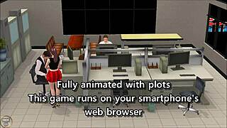 late night at work... i got so horny in this 3d office hentai game ughh couldn't help myself 😩💻