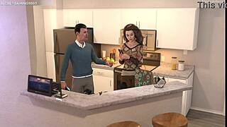 omg my bimbo dream part 16 is wild 😍 lesbian hentai babes masturbate squirt in 3d game 💦👭