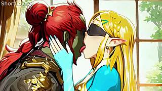 BLINDFOLDED princess zelda gets a shocking ai cartoon surprise she never expected