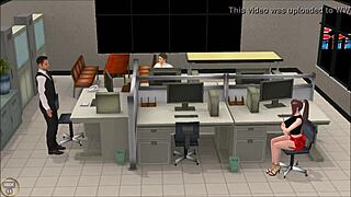 late night at work... i got so horny in this 3d office hentai game ughh couldn't help myself 😩💻